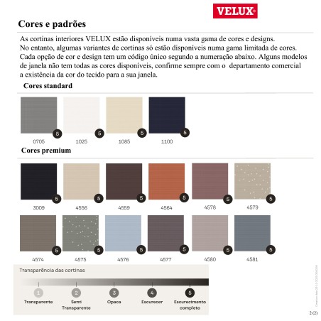 DKL SWL Cortina de escurecimento manual com calhas brancas