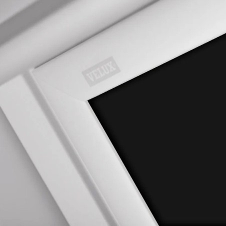 DKL SWL Cortina de escurecimento manual com calhas brancas