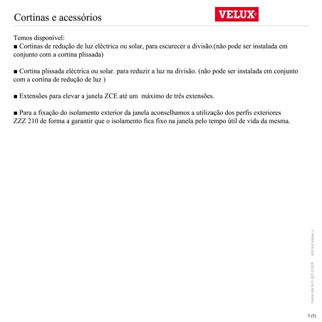 CXP S1X305 Janela de saída para o exterior manual com acrilico transparente