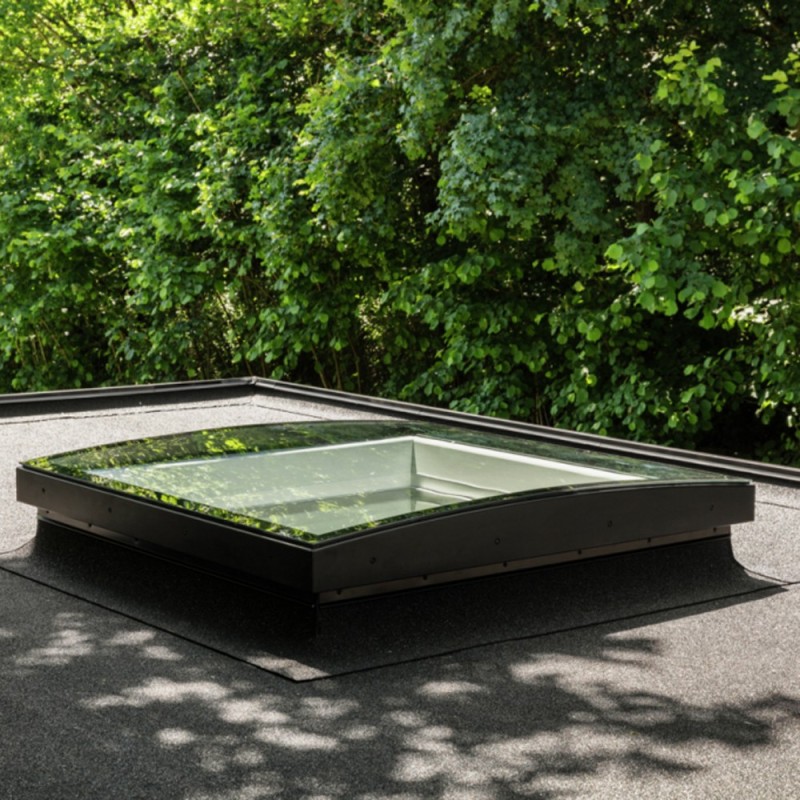 CFU S0X1 Janela fixa com vidro curvo