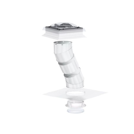 TCR 0K14 - Tunel solar rígido VELUX para cobertura plana - Ø 350mm
