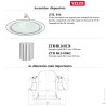 TCR 0K14 - Tunel solar rígido VELUX para cobertura plana - Ø 350mm