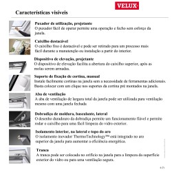 GPLS 3 em 1 janela projectante manual