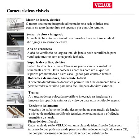 GGU 21 Janela basculante eléctrica