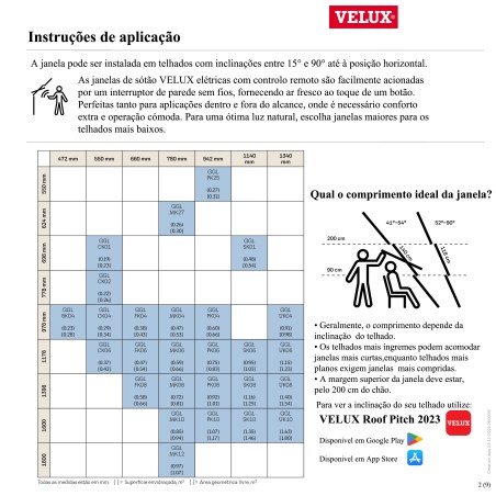 GGL 21 Janela basculante eléctrica