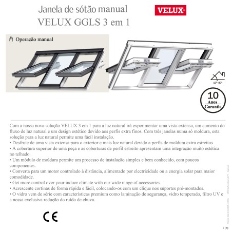 GGLS 3 em 1  Janela basculante 3 em 1 Manual