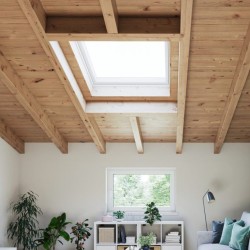 GBL Janela basculante manual de baixa inclinação