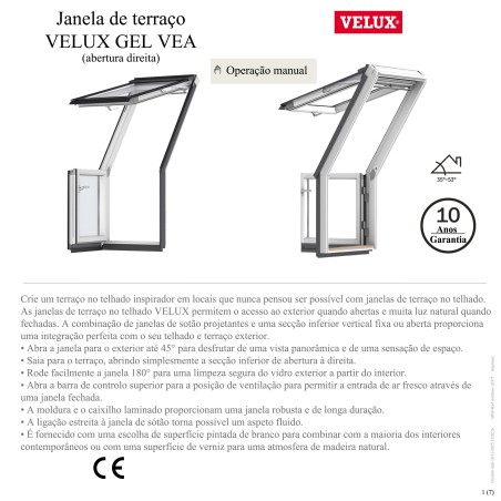 GEL VEA Janela de Terraço