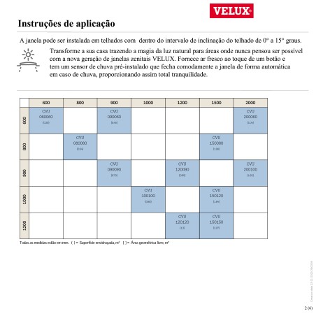 CVU S2X1 Janela eléctrica com vidro curvo