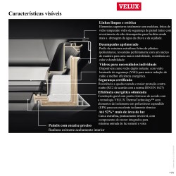 CVU S3X1 Janela solar com vidro curvo