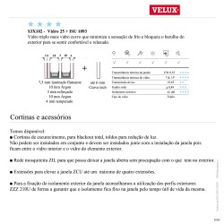 CVU S3X1 Janela solar com vidro curvo