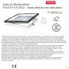CVU S2X2 Janela eléctrica com vidro plano