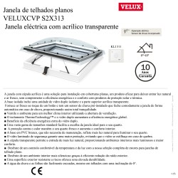 CVP S3X313 Janela cúpula eléctrica com acrílico transpartente