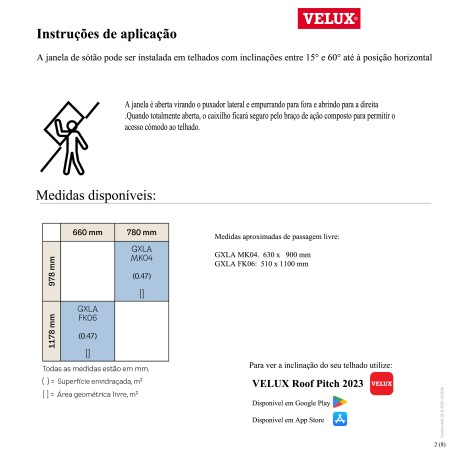 GXLA Janela de saída para o exterior para uso profissional de abertura direita