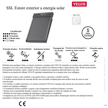 SSL estore exterior a energia solar