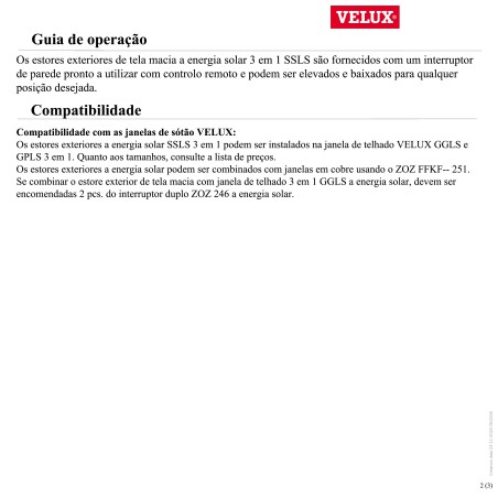 SSLS estore exterior a energia solar