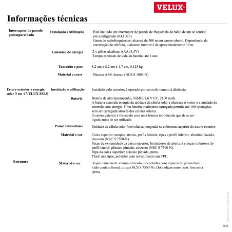 SSLS estore exterior a energia solar