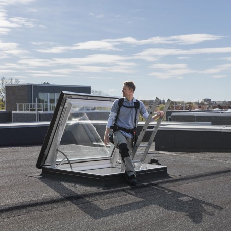 CXU S2X1K01 Janela eléctrica de saída para o exterior para uso profissional com vidro curvo