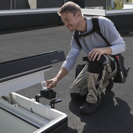 CXU S2X1K01 Janela eléctrica de saída para o exterior para uso profissional com vidro curvo