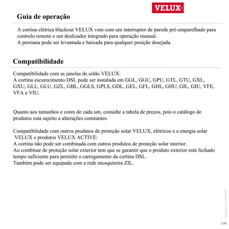 DSL KWL Cortina de escurecimento solar com calhas brancas