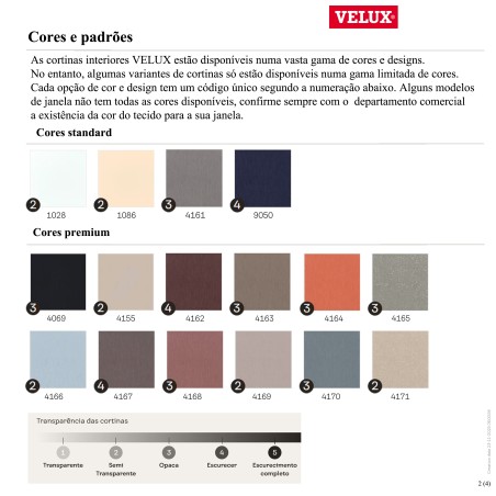 RML KWL Cortina rolante elétrica com calhas brancas