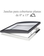 Janelas para cobertura plana 0º a 15º