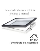 Janelas de abertura elécrtrica solar e manual