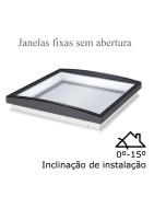 Janelas fixas sem abertura