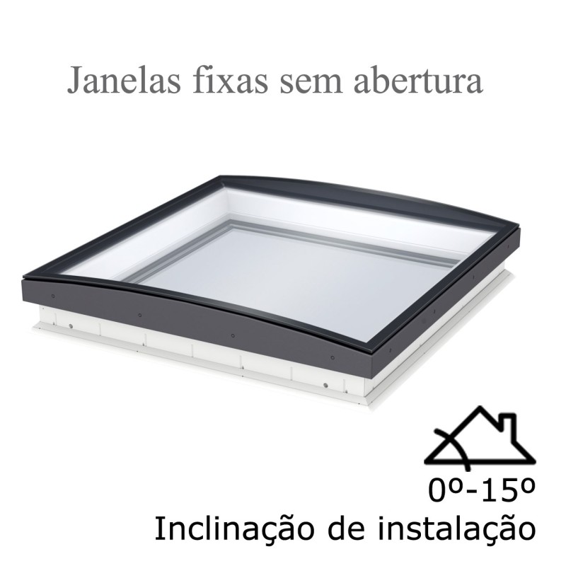 Janelas fixas sem abertura