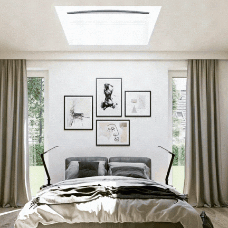 DSU Cortina de escurecimento a energia solar